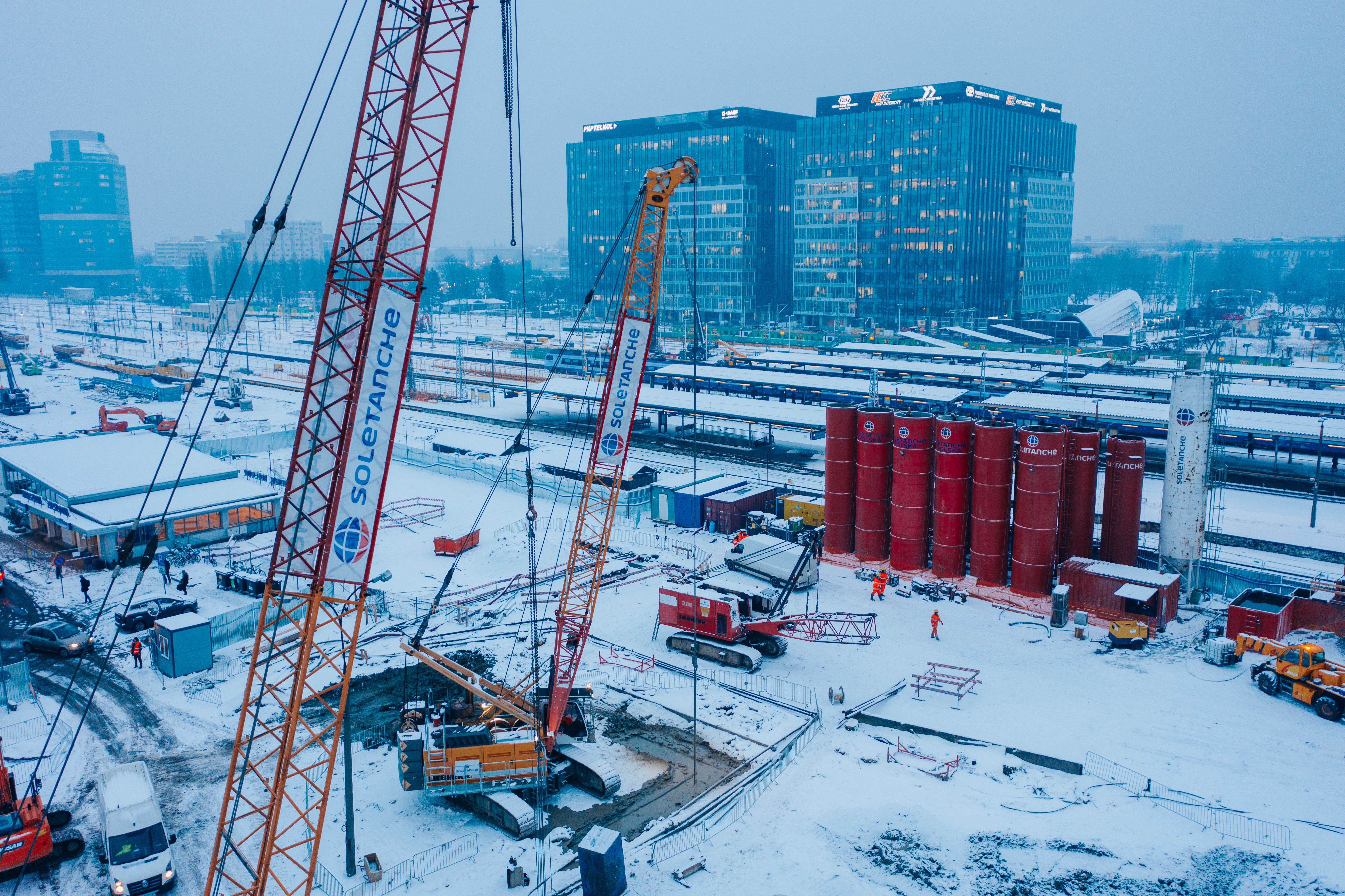 Przebudowa DW Warszawa Zachodnia - Soletanche